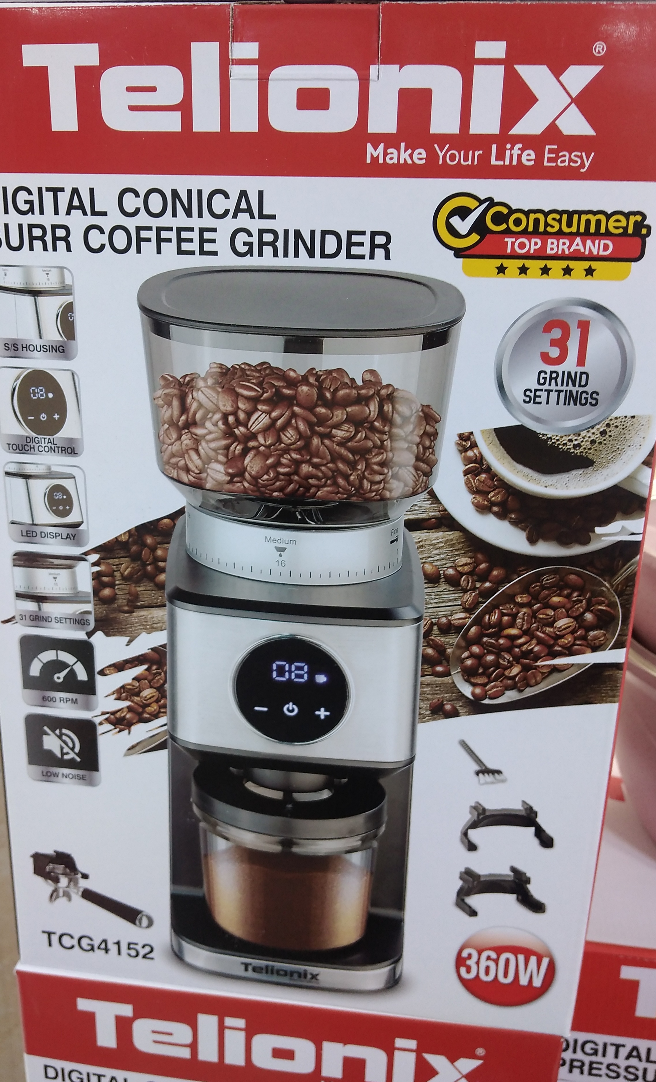 آسیاب قهوه تلیونیکس TCG4152
